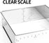 Guowall Stainless Steel Extensible Cake Ring Mold, Adjustable Nonstick Cake Cutter for DIY Baking