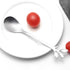 AnSaw Elegant Silver Leaf Coffee Spoons - 10-Piece Mini Stainless Steel Espresso & Dessert Tea Spoons, 4.7"