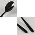 16-Piece Small Black Stainless Steel Teaspoon Set