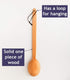 Heavy Duty Large Wooden Spoon, 18-inch Long Handle Cooking Tool for Stirring, Mixing, Nonstick