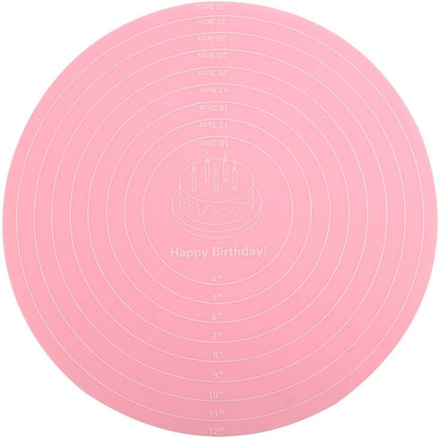 Silicone Baking Mat, Heat Resistant Non Stick Pastry Mat with Measurements for Rolling Dough