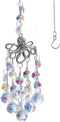 SUNCATCHER with Crystals, Octopus Suncatchers for Window AB Chandelier Beads Crystal prisms,