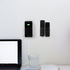 Cosmos Pack of 2 Acrylic Remote Control Holder, Adhesive Wall Mount Phone Organizer for Home Office Storage