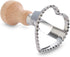 2.5-Inch Fantes Ravioli Maker Stamp With Wooden Handle, Fluted Heart Shape, For Homemade Pasta, Cookies, Everyday