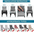 Liykimt Stretch Wingback Side Chair Slipcover-Accent Chair Cover Jacquard with Arm,Washable Upholstered Arm Dining