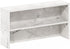 Furinno Helena Kitchen Counter Stackable Organizer Shelf, Set of 2, 23-Inch Marble White