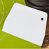 White Plastic Dough Scraper - Cream Smooth Cake Flour Spatula Cutter Baking Tool for Kitchen and Dining