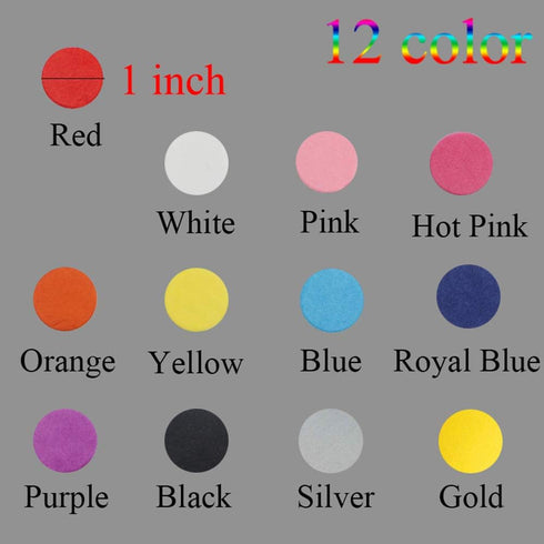 Red Tissue Confetti 1-inch Circle, 5000pcs for Party Decoration or Filled Balloon
