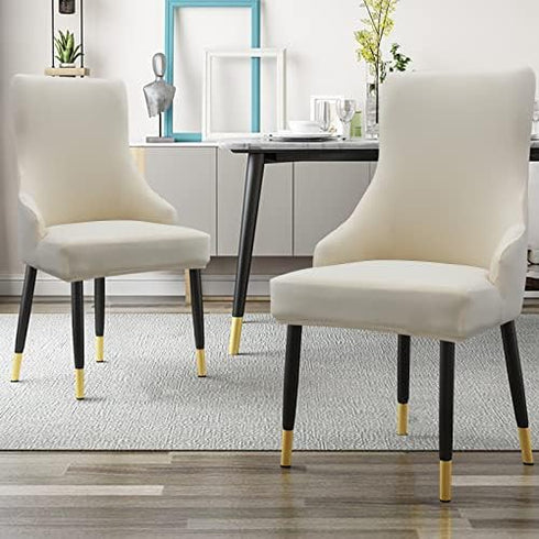 Set 1,Beige Liykimt Stretch Wingback Side Chair Slipcover-Accent Chair Cover Slipcover with Arm,Washable Upholstered