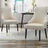 Set 1,Beige Liykimt Stretch Wingback Side Chair Slipcover-Accent Chair Cover Slipcover with Arm,Washable Upholstered