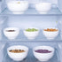 White Small Ceramic Bowls Set of 6, 12 OZ Ice Cream Bowls for Dessert, Rice, Jello, Microwave Safe