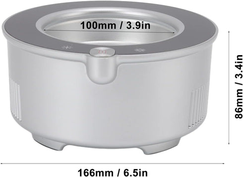 Cooling Heating Coaster Mug Mat, Beverage Heater Base with USB Cable, Dual Use for Office Desk Home
