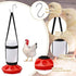 2 Packs 1L 1L Chick Feeder and Waterer Kit Chick Feeder and Chick Waterer Chicken Feeder and Hanging Chicken Waterer