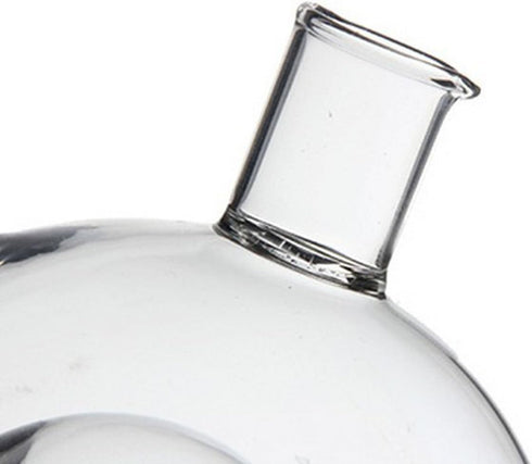 ELETON 2 in 1 Oil and Vinegar Dispenser Bottle, Glass Cruet with Cork Stoppers, Hand-blown Jar