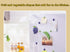 Fruit Magnetic Refrigerator Sticker, Creative Particle Magnetic Sticker, Blueberry, 2 Pcs