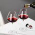 Stainless Steel Wine Bottle Collars, Durable Drip Rings, Simple Wine Drop Stopper with Felt (Red Waved)