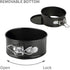 Webake Mini Springform Pan Set, 4.3 Inch, 2 Pieces Cheesecake Pans with Removable Bottom for Mini Cheesecake