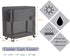 Mr.You 80 Cooler Cart Cover - Universal Fit for Most QT, Super Insulation Cashmere Material, Rolling Cooler Protective