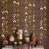 Gold Party Decorations Leaf Garland Hanging Paper Gold Leaves Streamer Banner for Wedding & Birthday Supplies