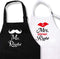 Kwieema Mr. Right Mrs. Always Right Aprons for Couple - Bridal Shower Present, Wedding Gifts for Couple
