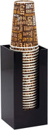 Disposable Paper Cup Dispenser, Acrylic Storage Organizer Holder for Coffee Cup and Lid, Restaurant Accessories