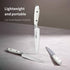 5 inch Paring Knife, German 1.4116 Stainless Steel Peeling Knife, Fruit Vegetable Knife with White ABS Handle, Razor Sharp Small Kitchen Knife with Gift Box by IGNITED CUTLERY