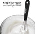 2 in 1 Stainless Steel Whisk and Instant Thermometer Probe - 12 inch for Cooking, Candy, Yogurt, and Cake