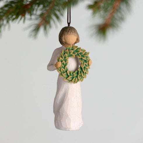 Willow Tree Hand-Painted Magnolia Ornament, Sculpted Figure