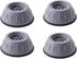 MWELLEWM Shock and Noise Cancelling Washing Machine Support, Anti Slip Anti Vibration Rubber Feet Pads