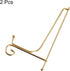 uxcell Plate Stand for Display, 10 Inch 2Pcs Iron Decorative Holder, Metal Easel Folding Display Stand for Photo