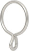 Ivilon Drapery Eyelet Curtain Rings - Set of 14 - 1.7" Ring for Curtain Hook Pins - Satin Nickel