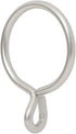 Ivilon Drapery Eyelet Curtain Rings - Set of 14 - 1.7" Ring for Curtain Hook Pins - Satin Nickel