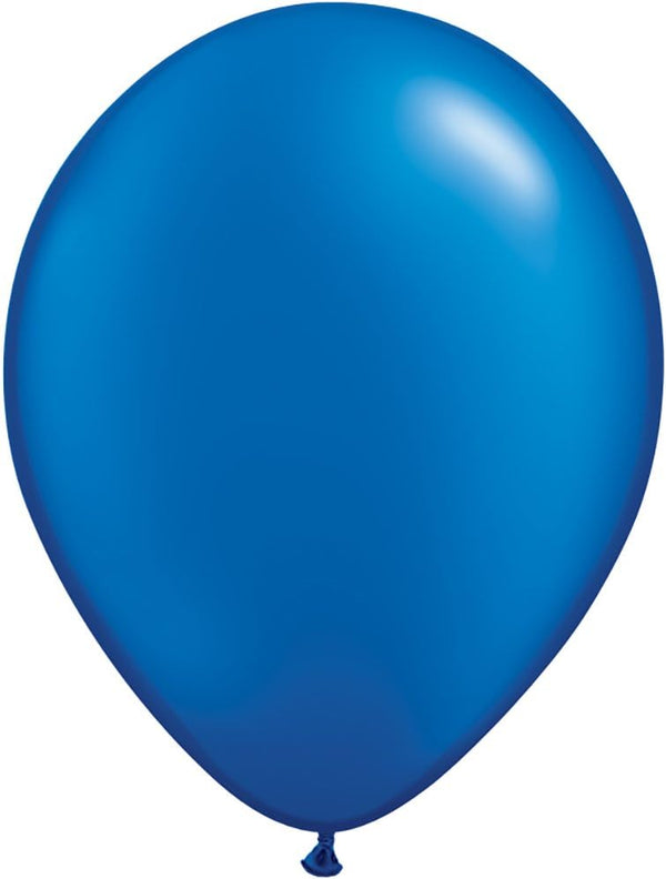 Qualatex 11" Pearlized Sapphire Blue Balloons, 100ct