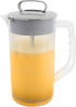 1 Pack Mixing Pitcher for Drinks, 2 Quart/64oz Plastic Water Pitcher with Lid, Easy-Mix Juice Container for Beverages