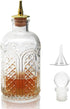 SuproBarware Donatello Bitters Bottle, 8oz Glass Cocktail Dashes Bottle with Stainless Steel Top
