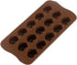 Silicone Heart Chocolate Mold, Candy Molds for Party, Wedding, Jelly, Heart Shaped Ice Cube, Pack of 2