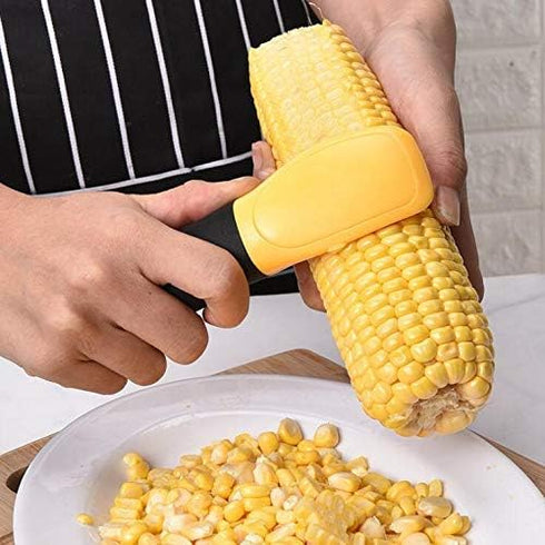 Good Grips Corn Peeler, Kitchen Corn Stripper Knife, Serrated Vertical Blade Remover