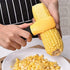 Good Grips Corn Peeler, Kitchen Corn Stripper Knife, Serrated Vertical Blade Remover