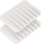 Anwenk Flexible Silicone Soap Dish, Shower Waterfall Tray Saver Holder for Bathroom/Kitchen, 2 Pack
