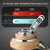 2QT 64oz 24 Large Coffee Vacuum for Hot Drinks Stainless Steel Insulated Bottle With Cup Handle Keeps Liquids Hot