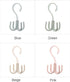 Closet Hanging Hooks, Rotatable Storage Organizer, Set of 4 Punch-Free Closet Hanger Holder for Home