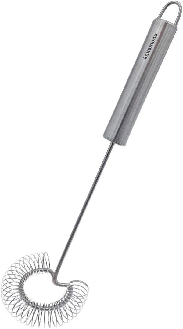 Egg Beater Stainless Surround Helix Spring Coil Whisk, Egg Frother, Milk and Blender Kitchen Utensils (Small)
