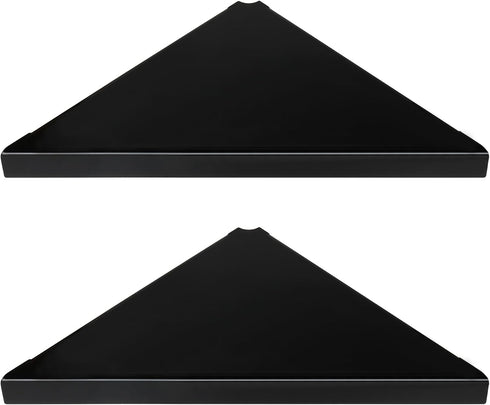 evron Corner Shelf Wall Mount, Acrylic Corner Shelves for Bathroom & Kitchen, Living