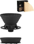 Collapsible Pour Over Coffee Dripper, Silicone Reusable Maker for Camping, Travel, Home & Office, 1-2 Cup
