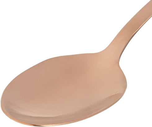 Mercer Culinary 18-8 Stainless Steel Plating Spoon, 7-7/8 Inch, Rose Gold