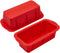 SOV Silicone Bread Loaf Pan, 10 x 5 Inch, Set of 2 Non-Stick Loaf Pans for Bread, Toast, Brownies, and Cakes