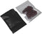 PABCK 100 Pcs Matte Black Resealable Foil Zipper Lock Pouch - 4.7x7 inch for Food Storage Bags