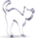 4.2 inch Scared Cat Cookie Cutter - Stainless Steel for Baking Fun and Creative Cookies