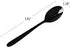 16-Piece Black Stainless Steel Teaspoon, Small Tea Spoon