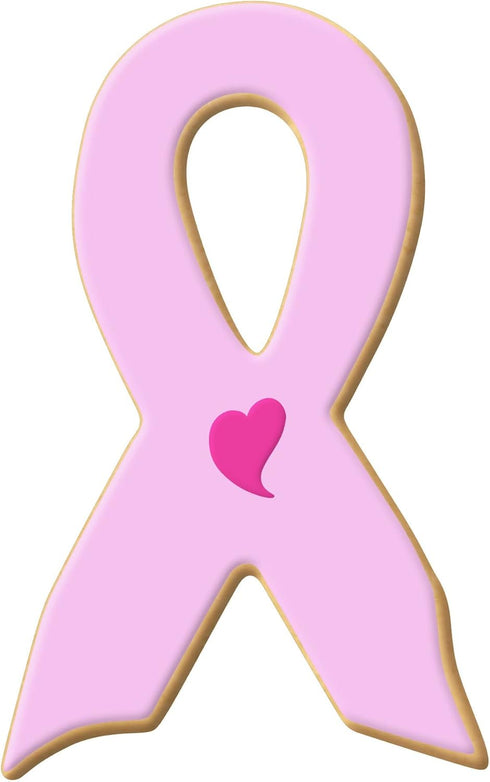 Awareness Ribbon Cookie Cutter 2 Pc Set, Ribbon & Tear Drop, Hand Made in the USA from Tin Plated Steel